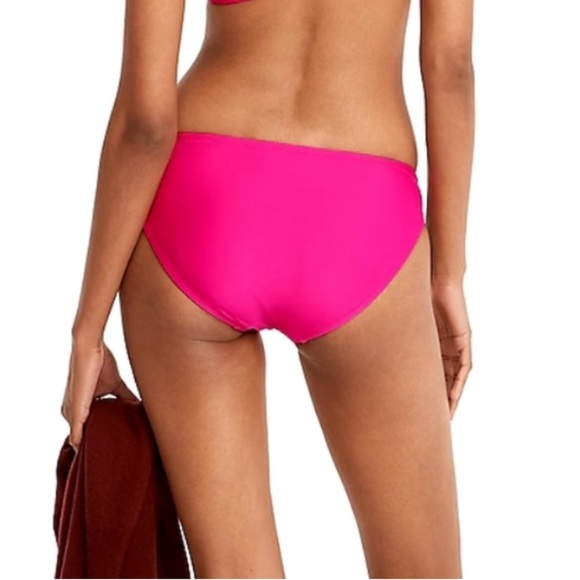 NWT J. Crew Pink Curved Waist Cheeky Bikini Bottoms - Picture 1 of 4